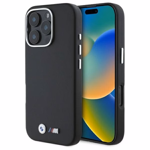 BMW M Smooth Full Wrapped Metal MagSafe Suojakuori iPhone 16 Pro Max:lle - Musta