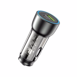 YESIDO autolaturi Y49 PD 30W QC3.0 18W USB-A+C musta