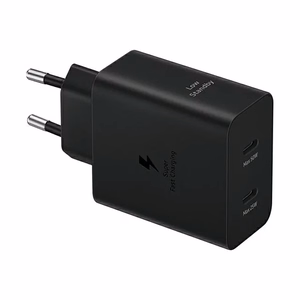 Samsung Power Adapter Duo EP-T5020XBEGEU verkkolaturi 2x USB-C 50W - musta
