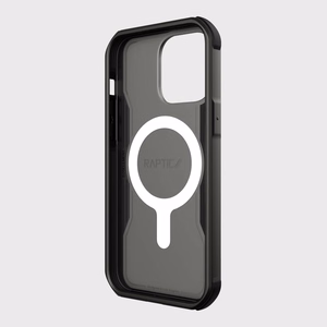 Raptic X-Doria Fort Case iPhone 14 Pro Max MagSafe panssaroitu suojus musta