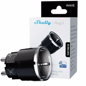 Shelly Wave Plug S - Z-Wave 800 smart socket Black