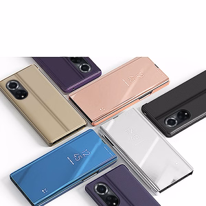 Clear View Case case for Huawei nova 9 flip cover black
