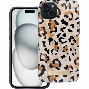 Suojakuori iPhone 15 PLUS:lle Forcell F-Protect Mirage yhteensopiva MagSafe wild panther