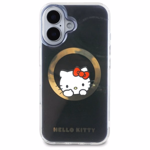 Hello Kitty IML Sweet Kitty Magsafe iPhone 16:lle Suojakuori - Musta