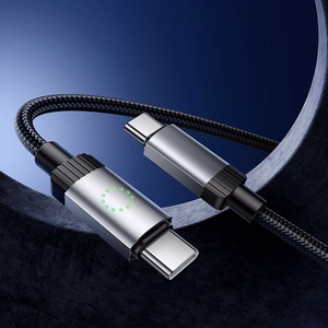 Kaapeli USB-C - USB-C Hoco 3A 60W 1 m X117 musta