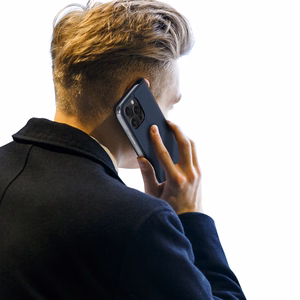 DUX DUCIS Skin Pro Lompakkosuojakuori iPhone 16 Pro Max:lle - sininen