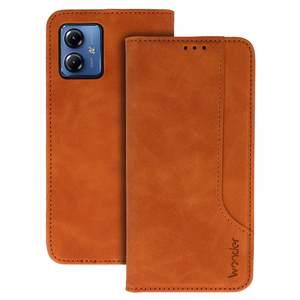 Wonder Prime Case for Motorola Moto G14 brown