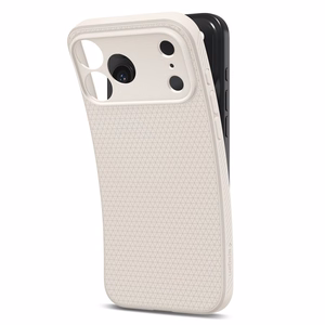 Spigen Liquid Air Suojakuori iPhone 17 Pro:lle - titaani