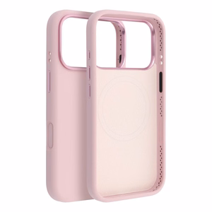 Suojakuori iPhone 17 AIR:lle Forcell F-Protect Frame Premium yhteensopiva MagSafen kanssa vaaleanpunainen