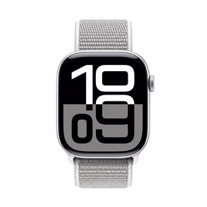 Crong Nylon Apple Watch -urheiluranneke, 38/40/41/42 mm, hopeanharmaa
