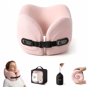 Tech-Protect ComfortRest -matkaniskatyyny – vaaleanpunainen