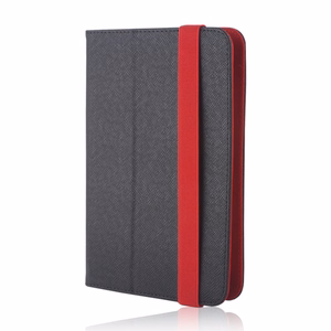 Yleiskotelo ORBI tabletille 9-11'' (L27 x W20 cm) musta-punainen