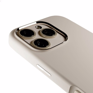 Puro Icon Mag Pro MagSafe Silikoninen Suojakuori iPhone 16 Prolle - beige