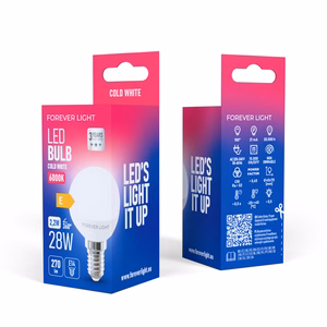 Forever Light LED-polttimo E14 G45 2.2W 270lm 6000K luokka E