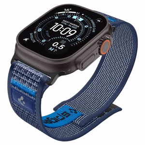 SPIGEN ATHLEX AIR 2 Apple Watch 8 / 9 / 10 / 11 / SE / Ultra (44 / 45 / 46 / 49 MM) Active tummansininen