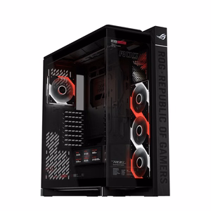 ASUS ROG CRONOX GR801 CURVE TG ARGB musta keskikokoinen tornikotelo