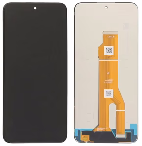 LCD-näyttö Huawei Honor 400 Smart / X7d 4G / X7d 5G kosketusnäytöllä musta ORG