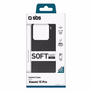 SBS Instinct -suojakuori Xiaomi 15 Pro:lle - musta