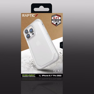 Raptic X-Doria Slim Case iPhone 14 Pro takakuori kirkas