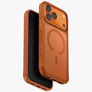 Uniq Veren iPhone 17 Pro Max:lle Magclick lataava suojakuori - oranssi