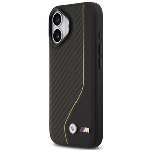 BMW M Carbon Line & Logo MagSafe Suojakuori iPhone 17:lle keltainen