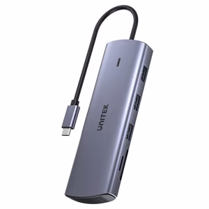 Unitek 9-in-1 USB-C Hub, HDMI, VGA, SD, RJ45, PD 100W