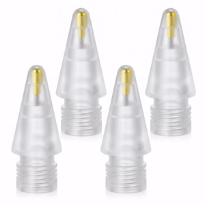Tech-Protect Stylus Tips 4-Pack Replacement Tips for Apple Pencil - Clear