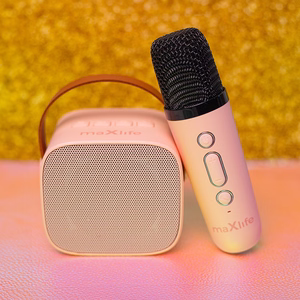 Maxlife Bluetooth-karaoke-kaiutin MXKS-100 vaaleanpunainen