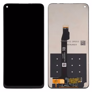 LCD-näyttö Huawei P40 Lite 5G/Nova 7 SE/Honor 30S 5G kosketusnäytöllä musta ORG
