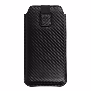 Wonder CARBON Suojakuori (koko M) iPhone 5:lle/Nokia 215 4G/225/5310 2020 musta