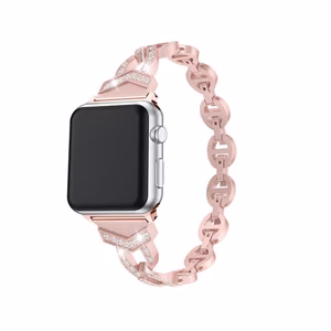 Loop-ranneke Apple Watch 42/44/45:lle design 3 vaaleanpunainen