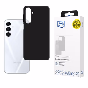 3mk Matt Case matta suojakuori Samsung A175 A17 4G/A176 A17 5G:lle - musta
