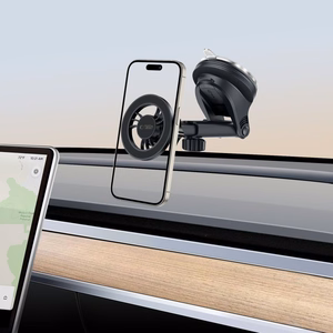Tech-Protect N56 Magneettinen MagSafe Kojelautaan & Tuuletusaukkoon Autopidike Musta