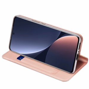 Dux Ducis Skin Pro Suojakuori Xiaomi 13 Pro läppäkotelo korttiLompakko jalusta vaaleanpunainen