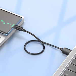 Hoco USB-A - USB-C -kaapeli PD 2,4A 27W 0,25 m X96 musta
