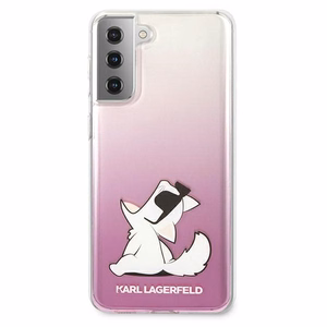 Karl Lagerfeld Choupette Fun Case for Samsung Galaxy S21+ - Pink