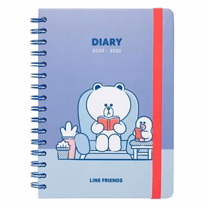 Line Friends 2020/2021 A5 -kalenteri
