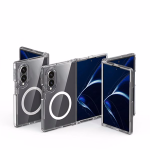 Tech-Protect FlexAir Hybrid MagSafe -suojakuori Samsung Galaxy Z Fold 8 -mallille, läpinäkyvä