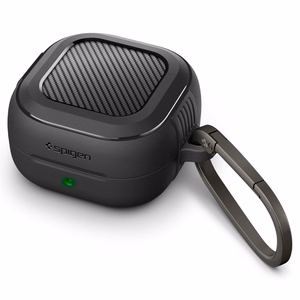 Spigen Rugged Armor Suojakuori Samsung Galaxy Buds 4 / 4 Pro:lle - matta musta