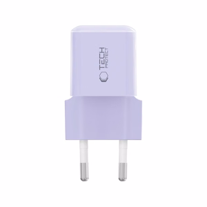 Tech-Protect NCM25 USB-C PD 25W Seinälaturi - Violetti