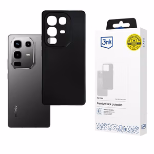 3mk Matt Case Suojakuori Infinix Note 50 Pro -puhelimelle - musta