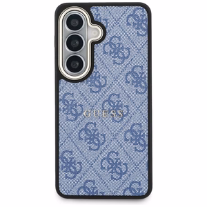 Guess suojakuori 4G Embossed Ring MagSafe Samsung Galaxy S26:lle sininen