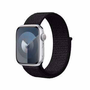 Crong Nylon Reflex Sport strap for Apple Watch 38 / 40 / 41 / 42 mm, black