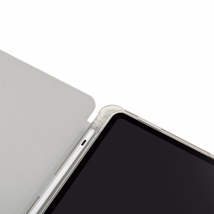 Tucano Satin folio-suojakuori iPad 11" (2025) / iPad 10.9" (2022) -laitteelle, hopeanvärinen