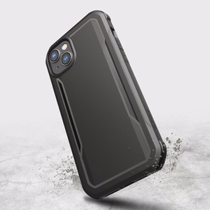 Raptic X-Doria Fort Case iPhone 14 Plus MagSafe panssaroitu suojus musta