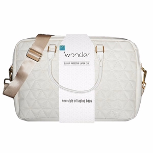 Wonder Briefcase Kannettava tietokone 17 tuumaa pico quilted beige