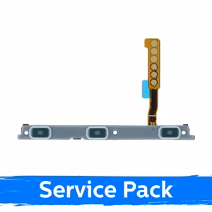 Joustojohto yhteensopiva Samsung S908 S22 Ultra virta + äänenvoimakkuuspainike (Service Pack)