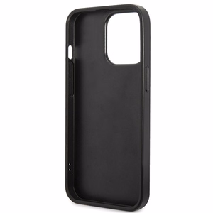Guess Strass Metal Logo iPhone 13 Pro 6.1" Suojakuori - musta