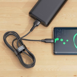 Kaapeli USB A - Type C VEGER PD 5A 100W AC03 1,2 m musta