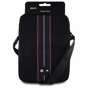 BMW Nylon Red Stripe -laukku enintään 8 tuuman tabletille, musta